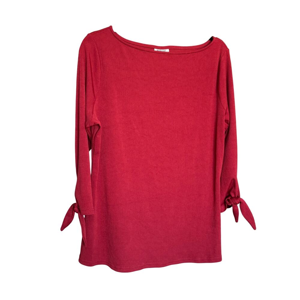 Unique Vintage Red Knit Top 1X NWOT